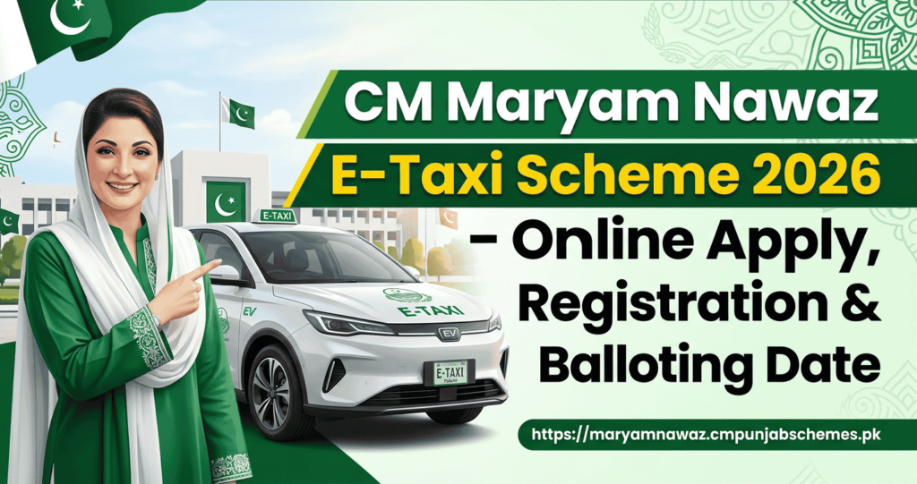 Cm e taxi scheme 2026 online apply